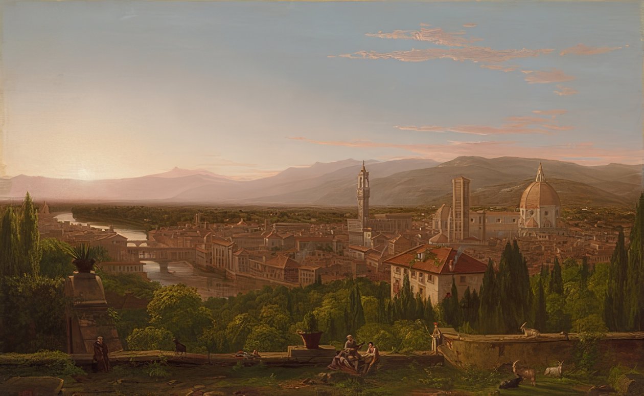 Vue de Florence - Thomas Cole