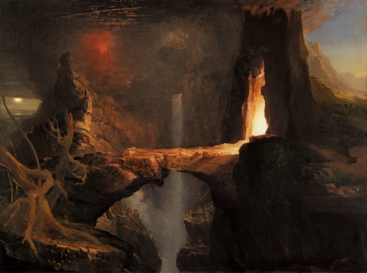 Expulsion. La lune et le feu - Thomas Cole