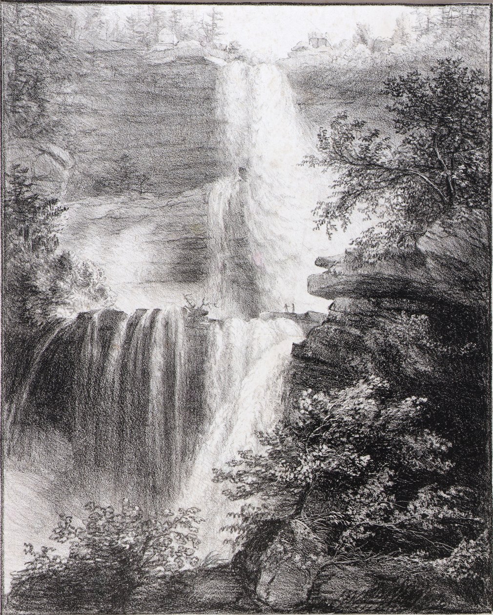 Chutes à Catskill - Thomas Cole