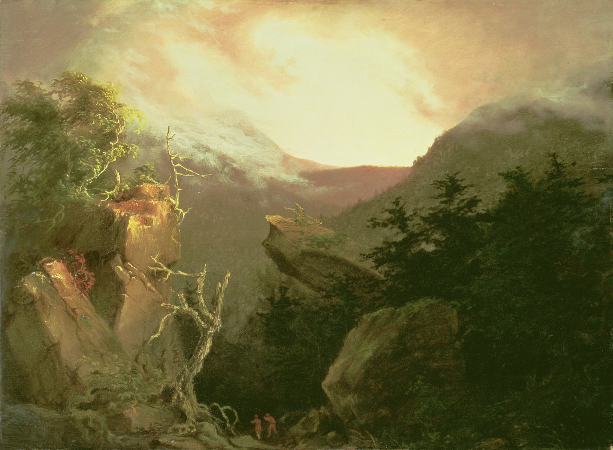 Lever de soleil sur la montagne, 1826 - Thomas Cole