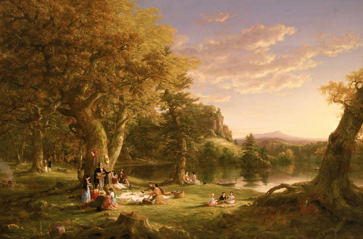 Le pique-nique - Thomas Cole
