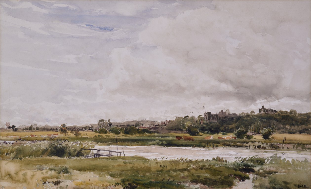 Paysage, rivière au premier plan - Thomas Collier