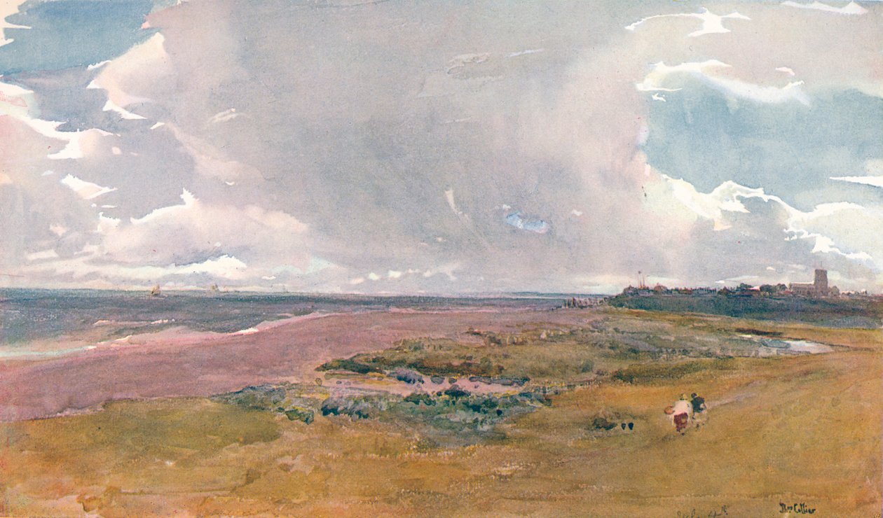 Southwold depuis la plage, vers 1860-1890, 1906 - Thomas Collier