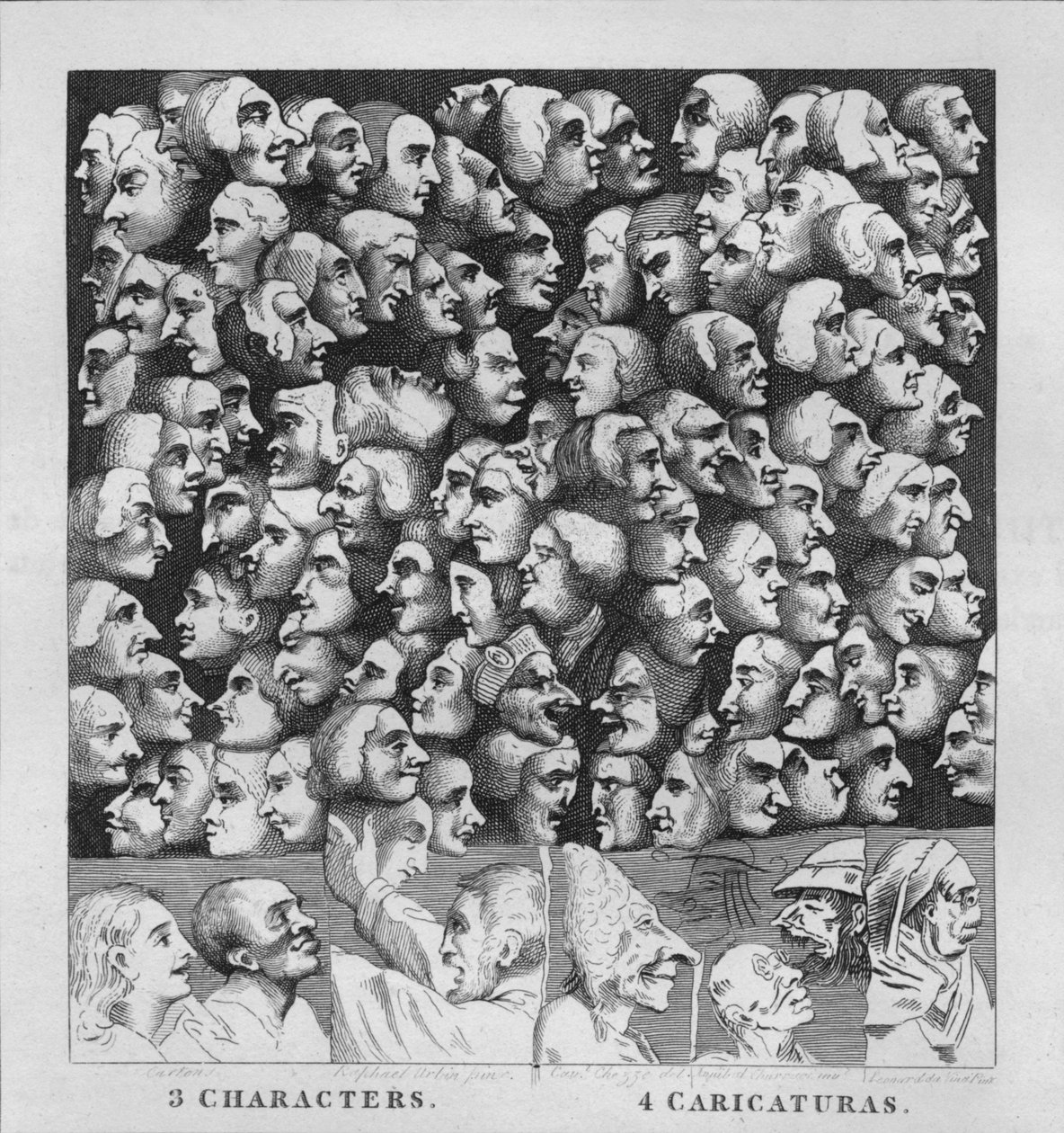 Personnages et Caricatures, 1807 - Thomas Cook