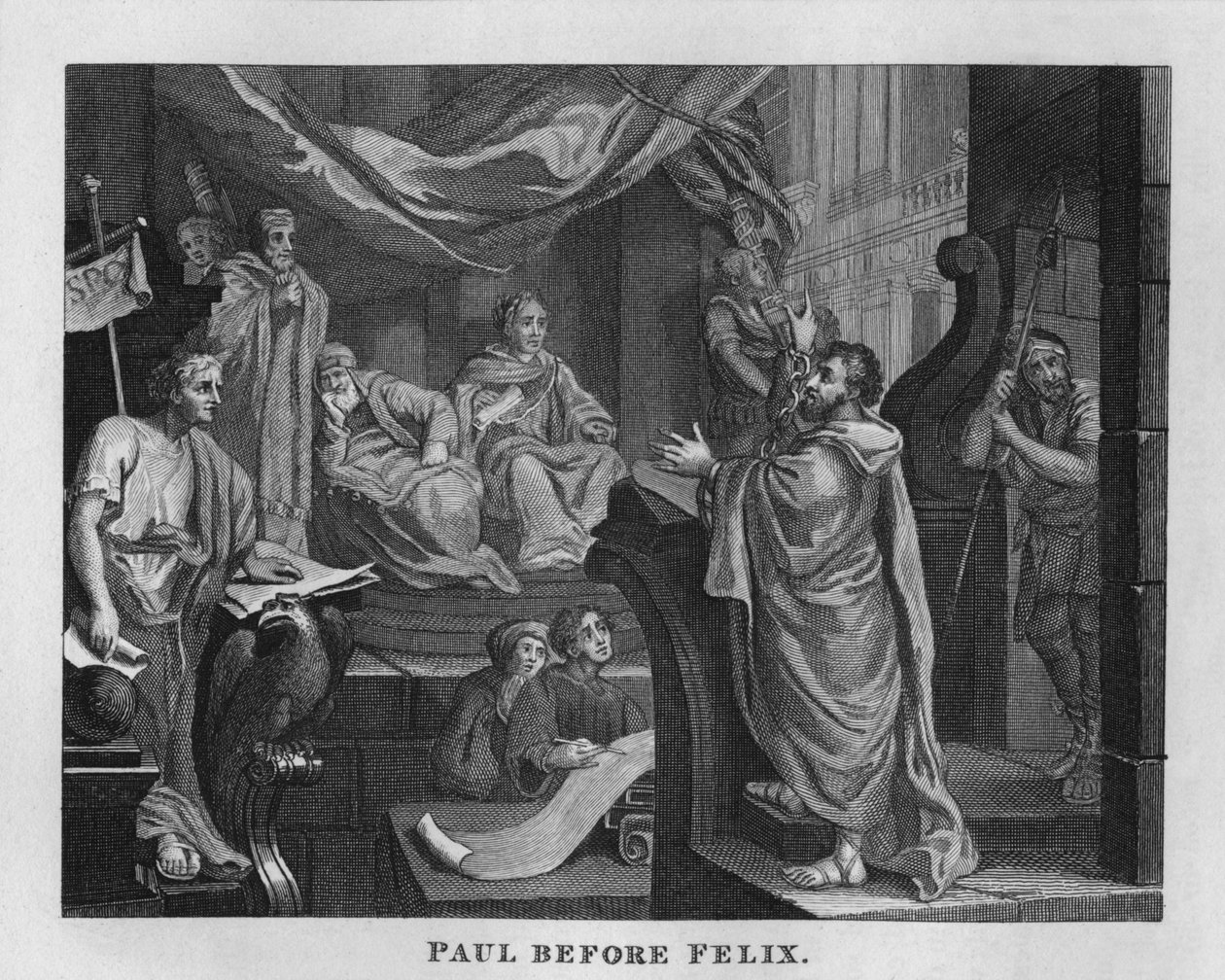 Paul devant Félix, 1807 - Thomas Cook