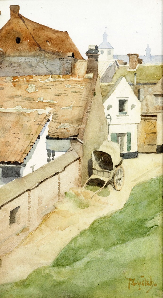 Une Rue de Village, c.1880 - Thomas Cooper Gotch