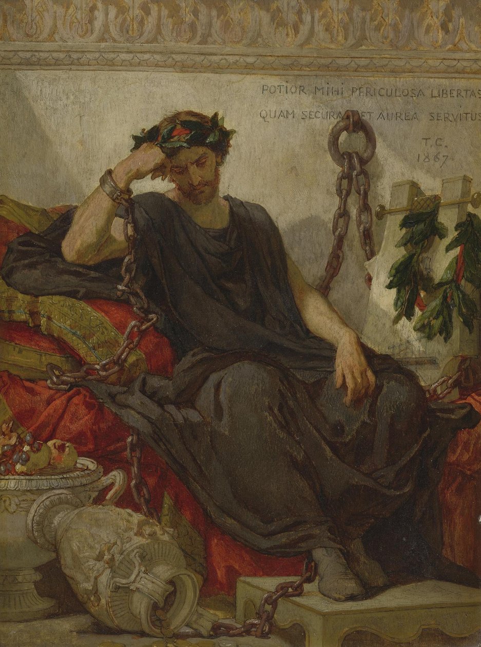 Damoclès, 1867 - Thomas Couture