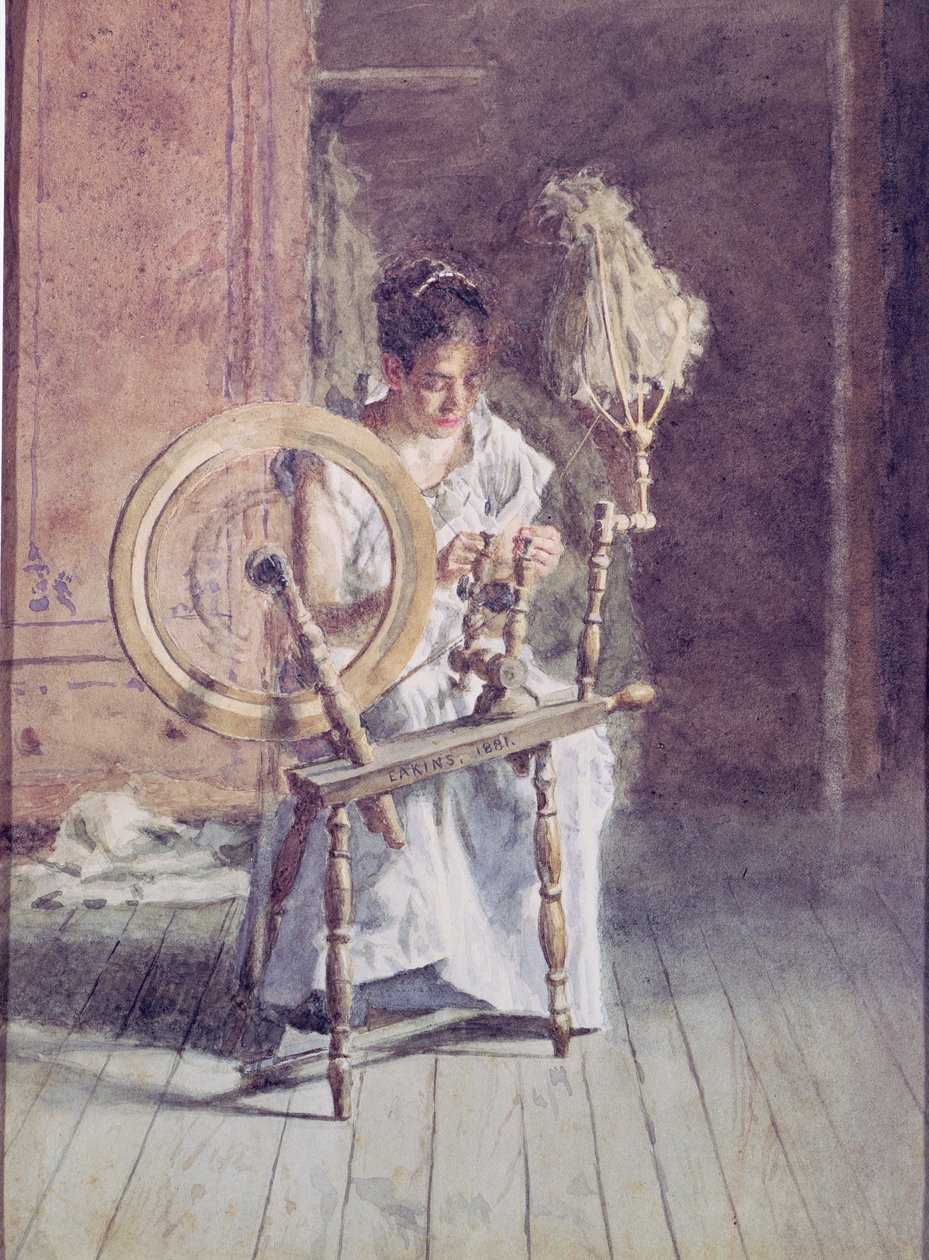 Filage, 1881 - Thomas Cowperthwait Eakins