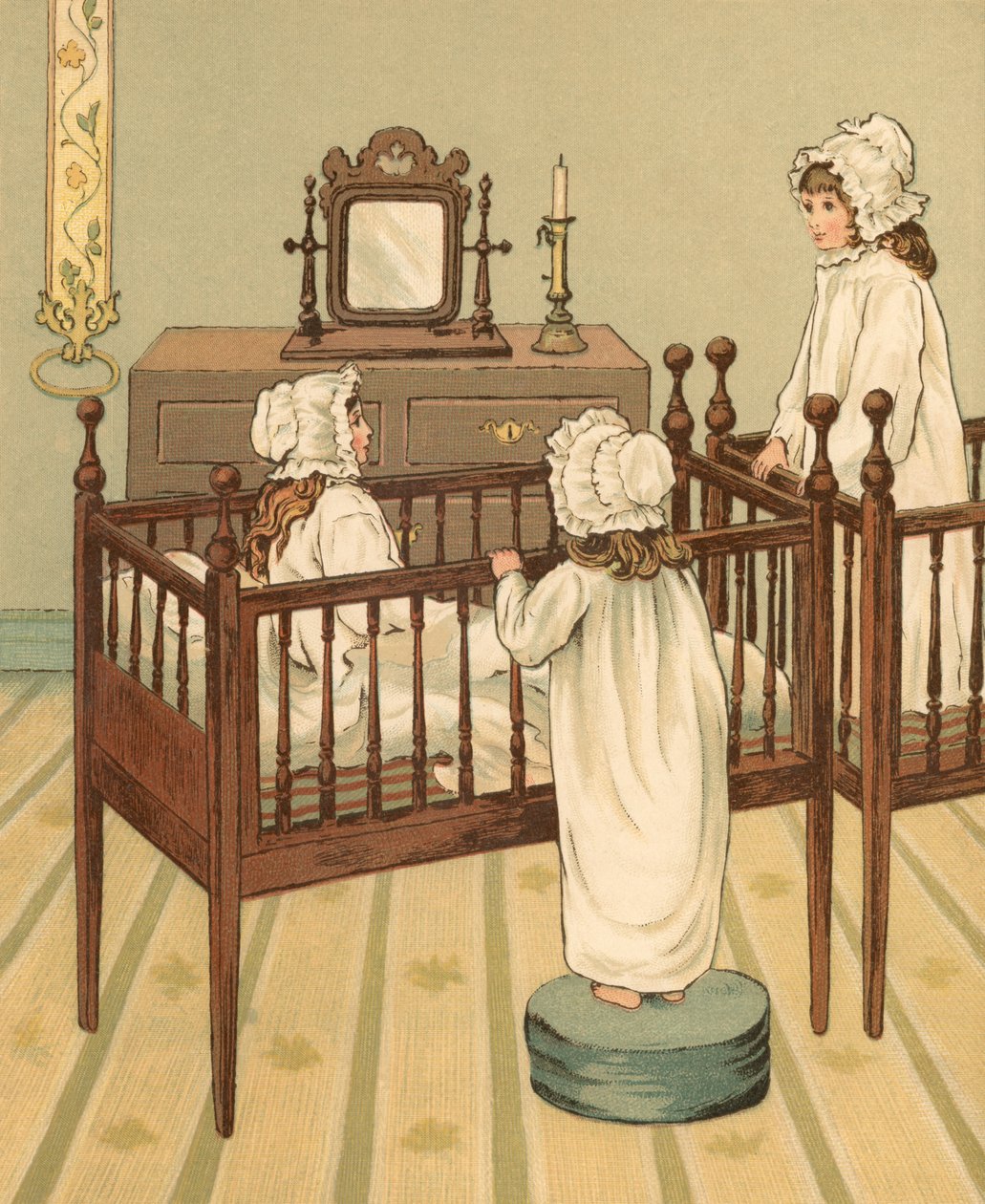 Vie domestique : Enfants dans la nursery - Thomas Crane