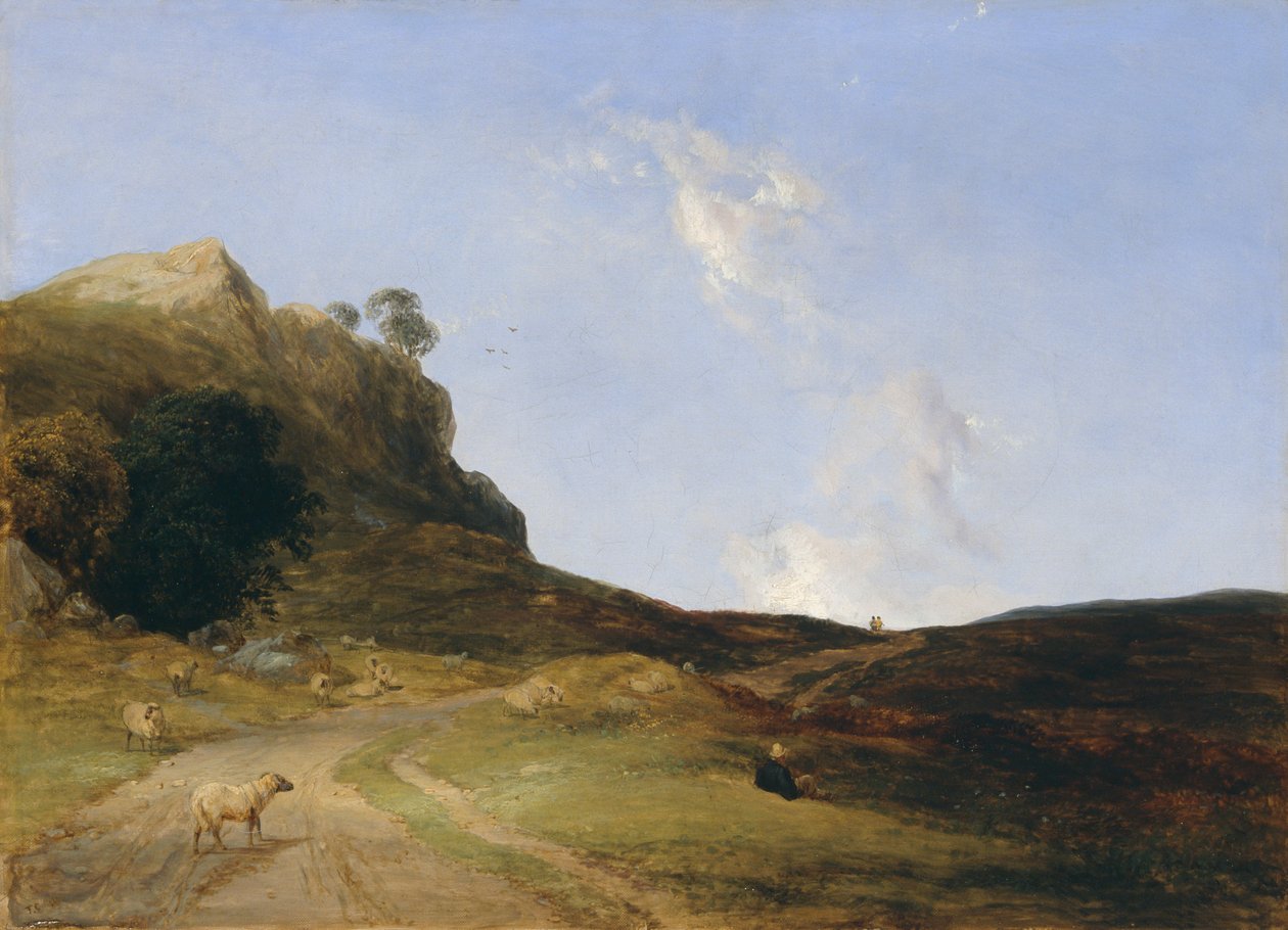 Paysage de lande - Thomas Creswick