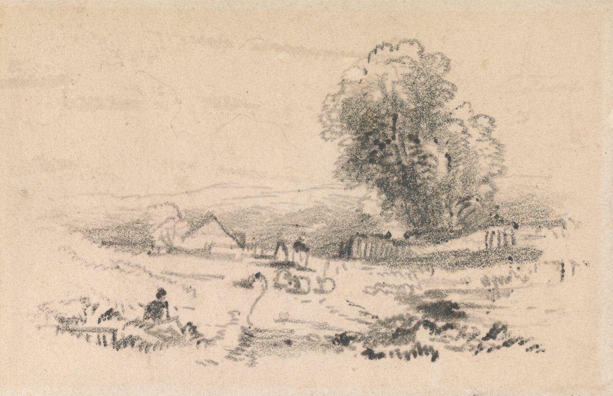 La route vers le village - Thomas Creswick