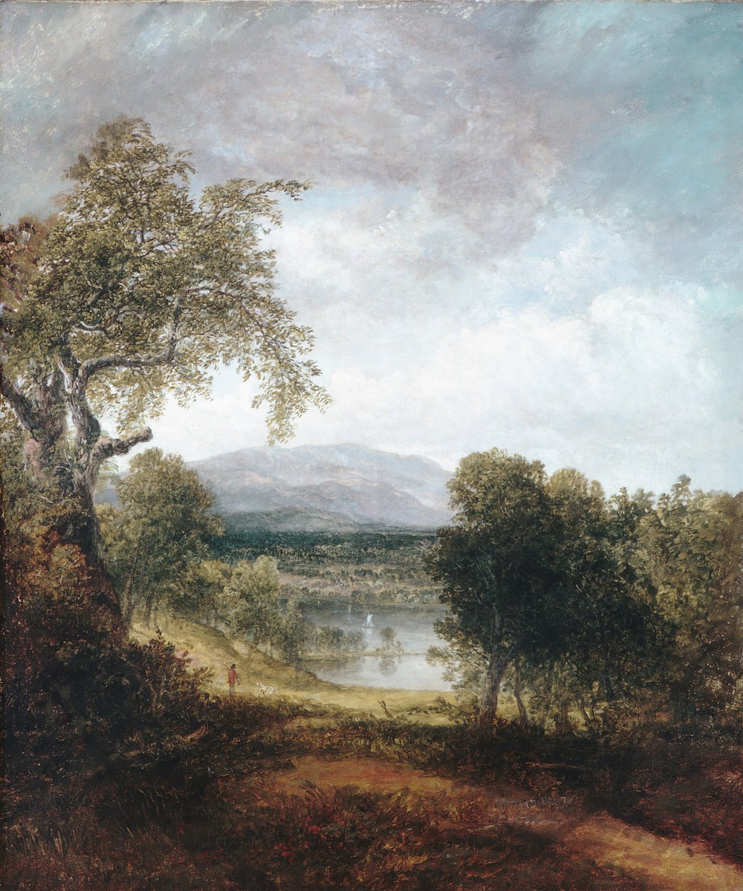 Un aperçu de la rivière, vers 1843-50 - Thomas Doughty