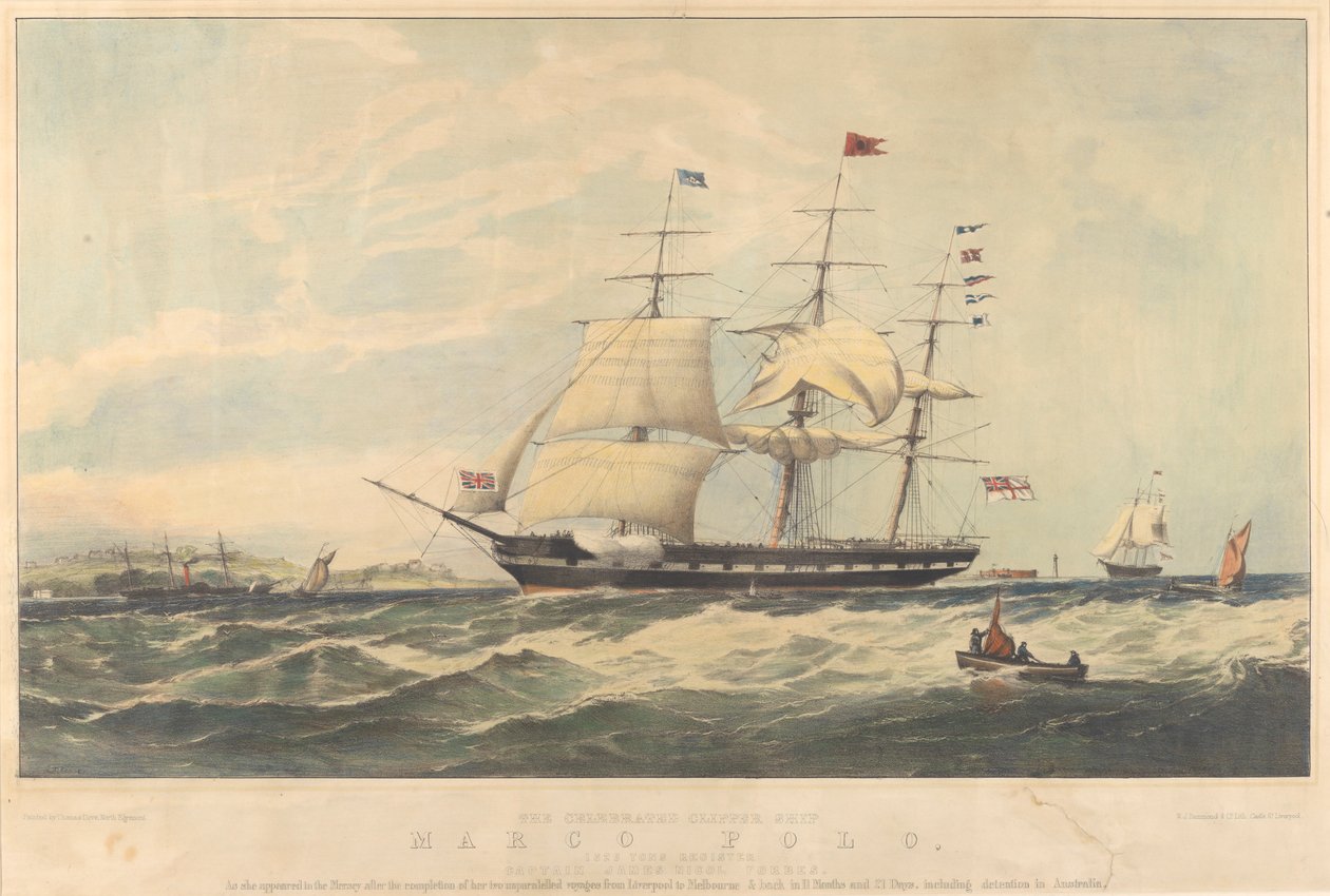 Le célèbre Clipper Ship Marco Polo - Thomas Dove