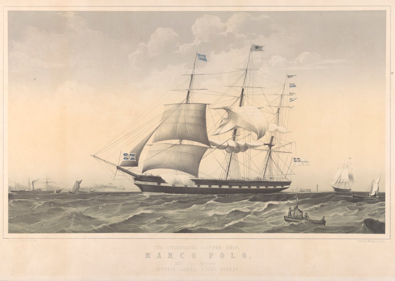 Le célèbre Clipper Ship Marco Polo - Thomas Dove
