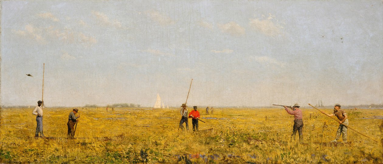 Pousser pour le rail, 1874 - Thomas Eakins
