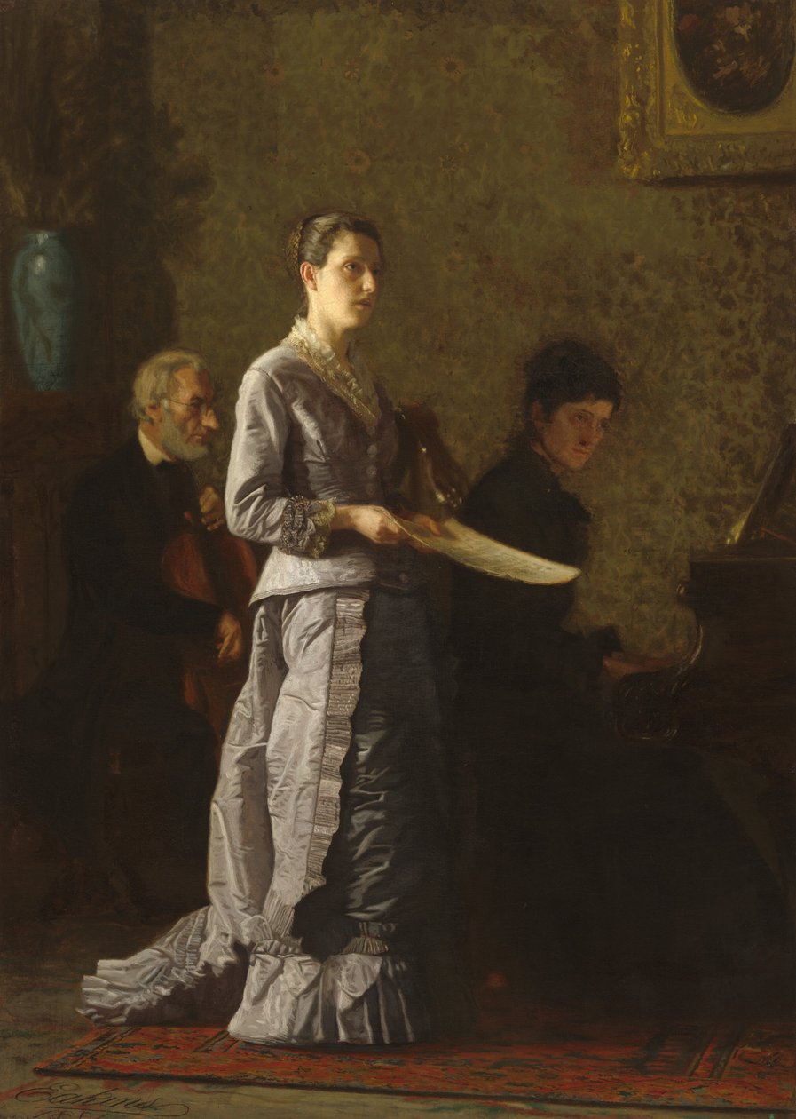 Chantant une chanson pathétique - Thomas Eakins