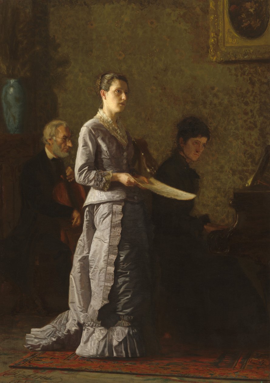Chantant une chanson pathétique - Thomas Eakins