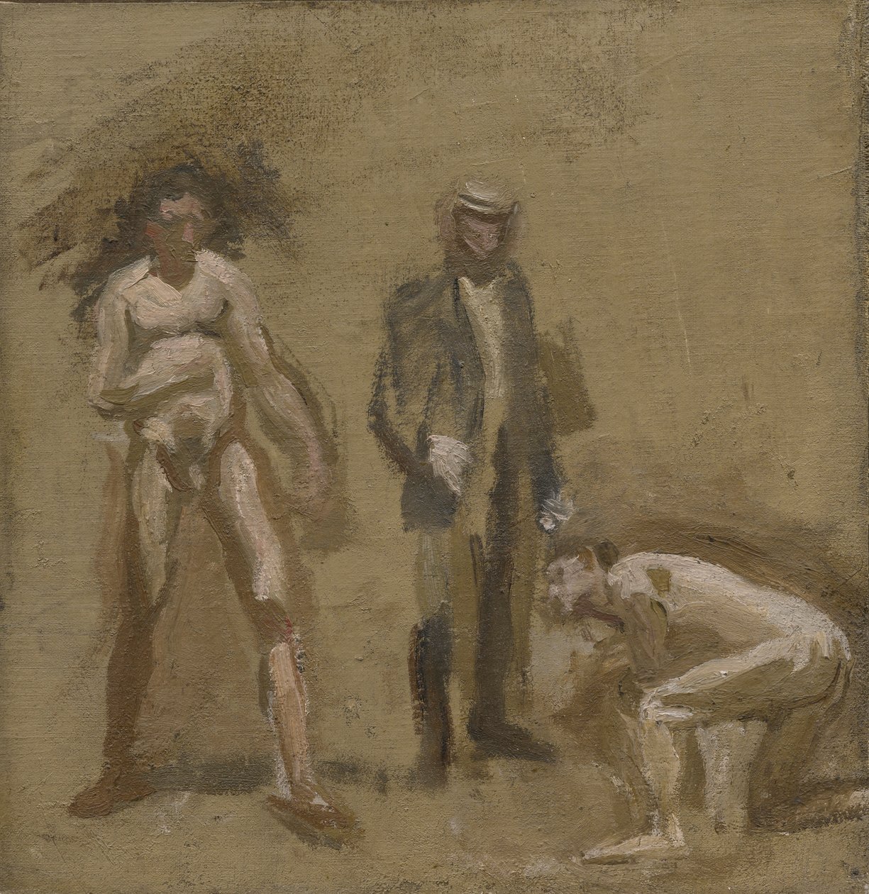 Prendre le compte, étude - Thomas Eakins