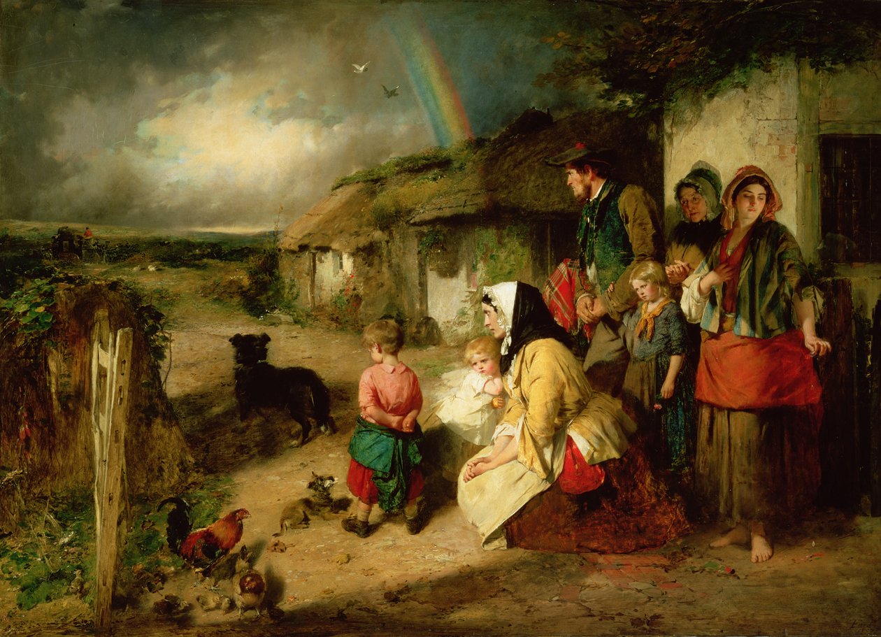 La première rupture dans la famille - Thomas Faed
