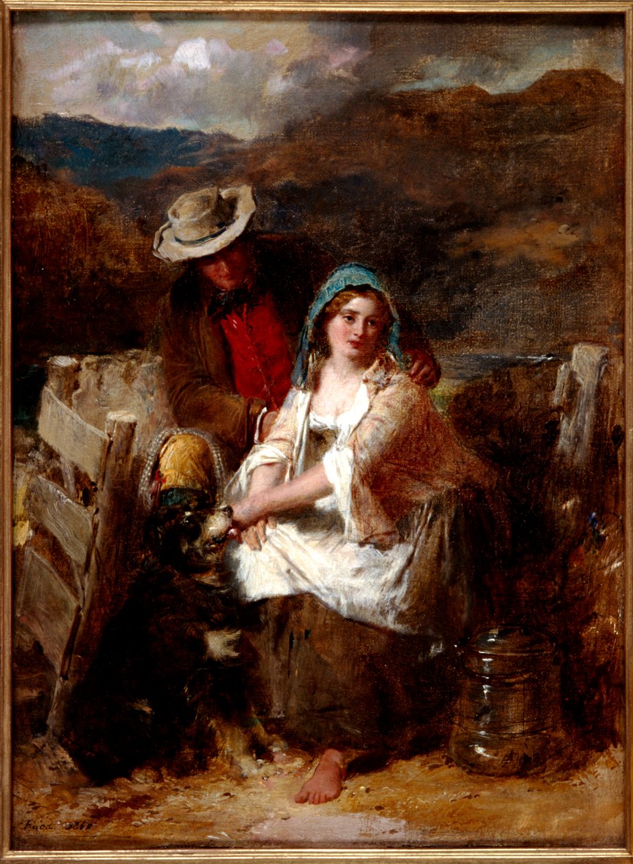 Trop jeune pour se marier - Thomas Faed