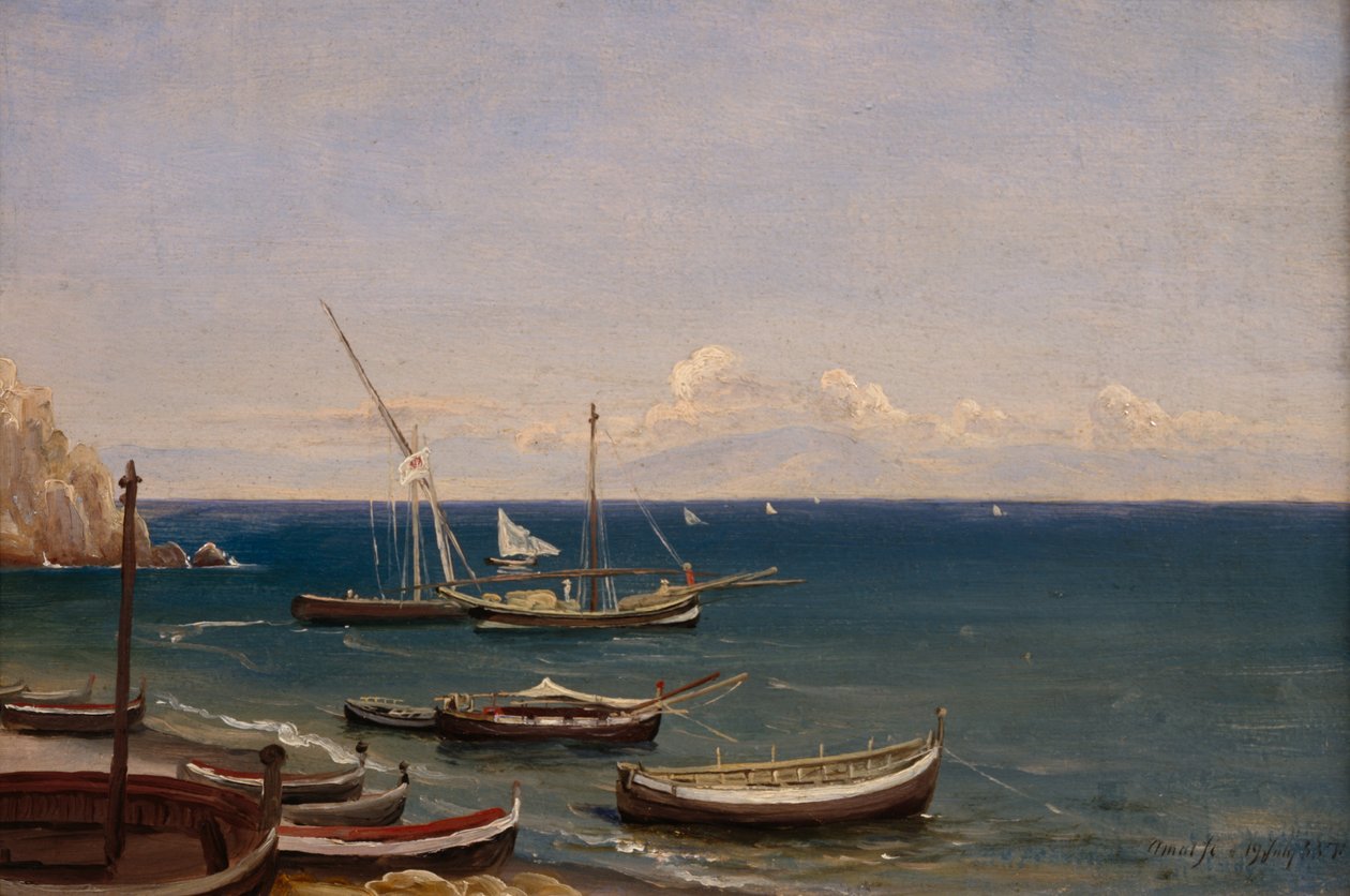 Bateaux sur la plage d
