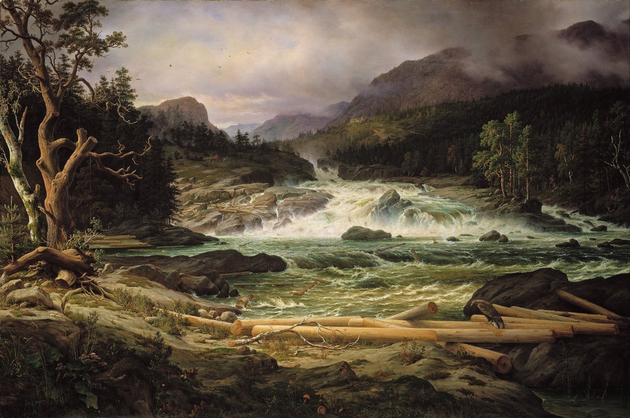 Labrofossen près de Kongsberg - Thomas Fearnley