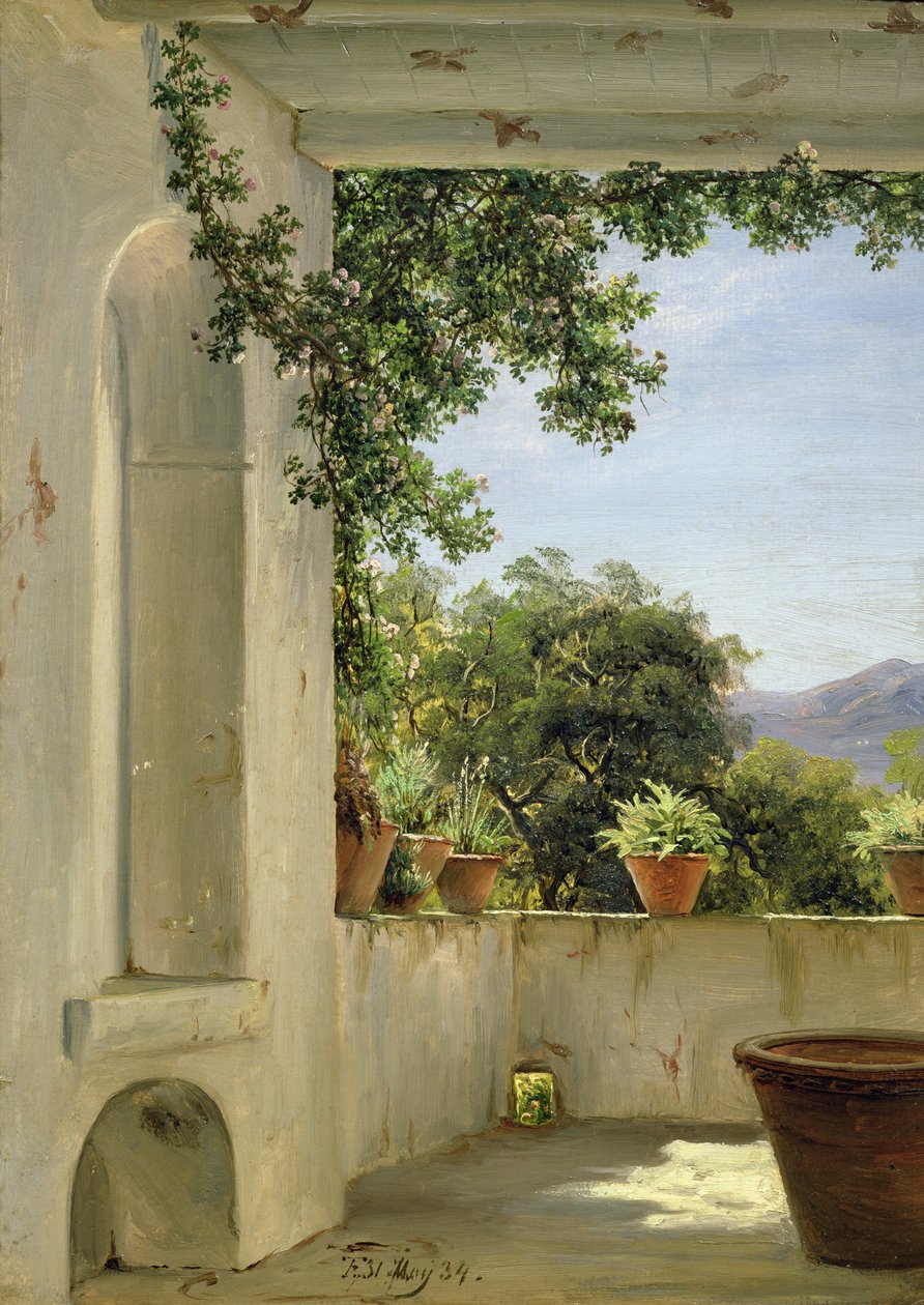 Terrasse à Sorrente - Thomas Fearnley