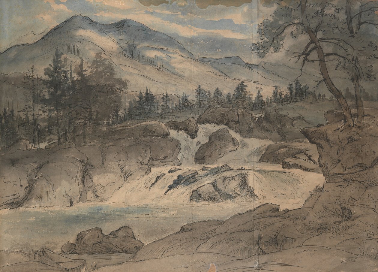 Les chutes de Labro, 1824-42 - Thomas Fearnley