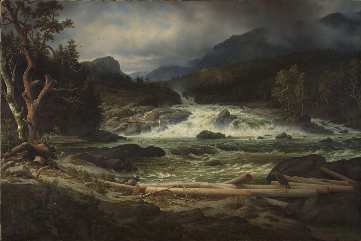 Les chutes de Labro à Kongsberg - Thomas Fearnley