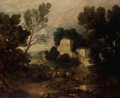 Un paysage romantique - Thomas Gainsborough