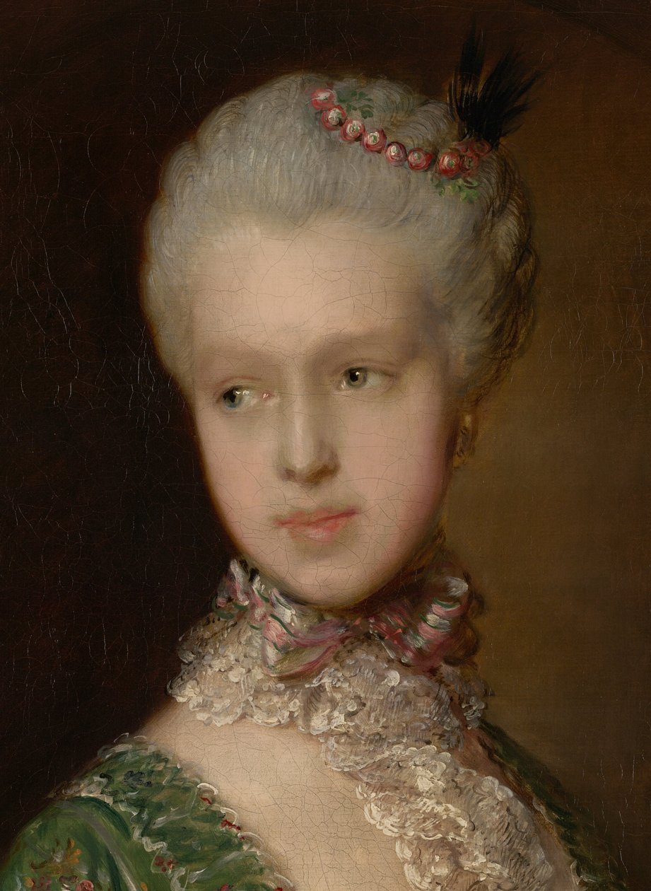 Elizabeth Wrottesley, plus tard Duchesse de Grafton - Thomas Gainsborough