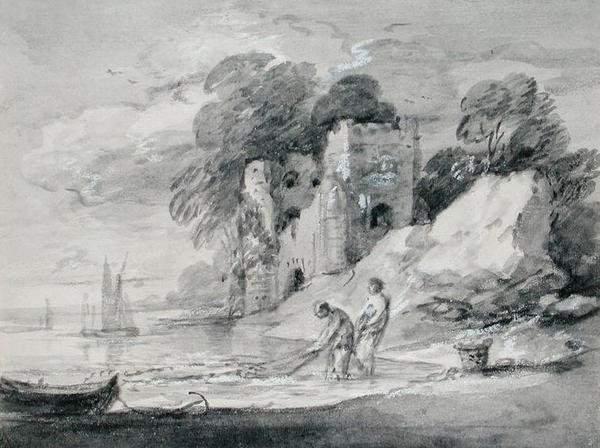 Tirer le filet de Seine - Thomas Gainsborough