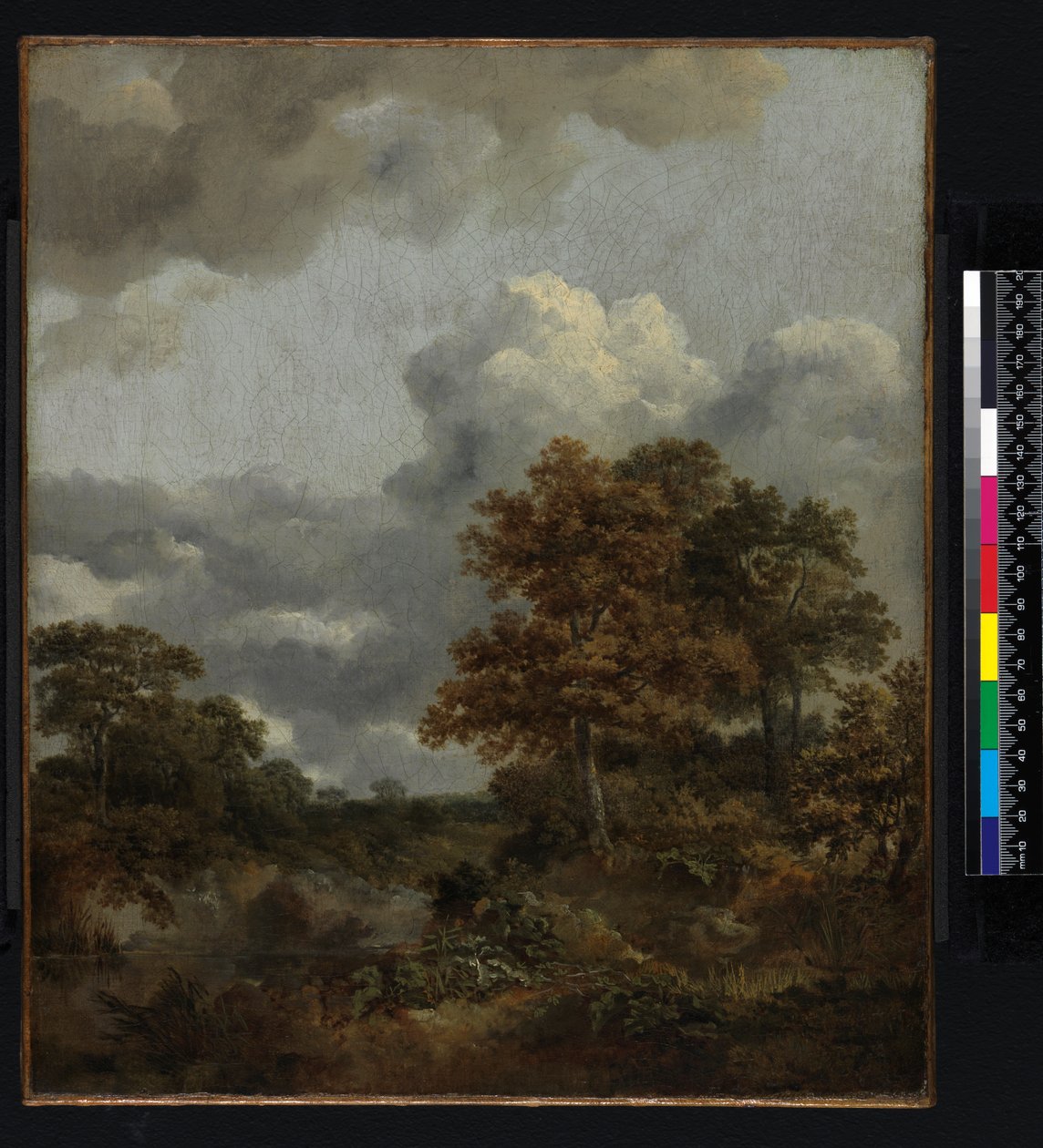 Paysage avec un étang, 1746-1747 - Thomas Gainsborough