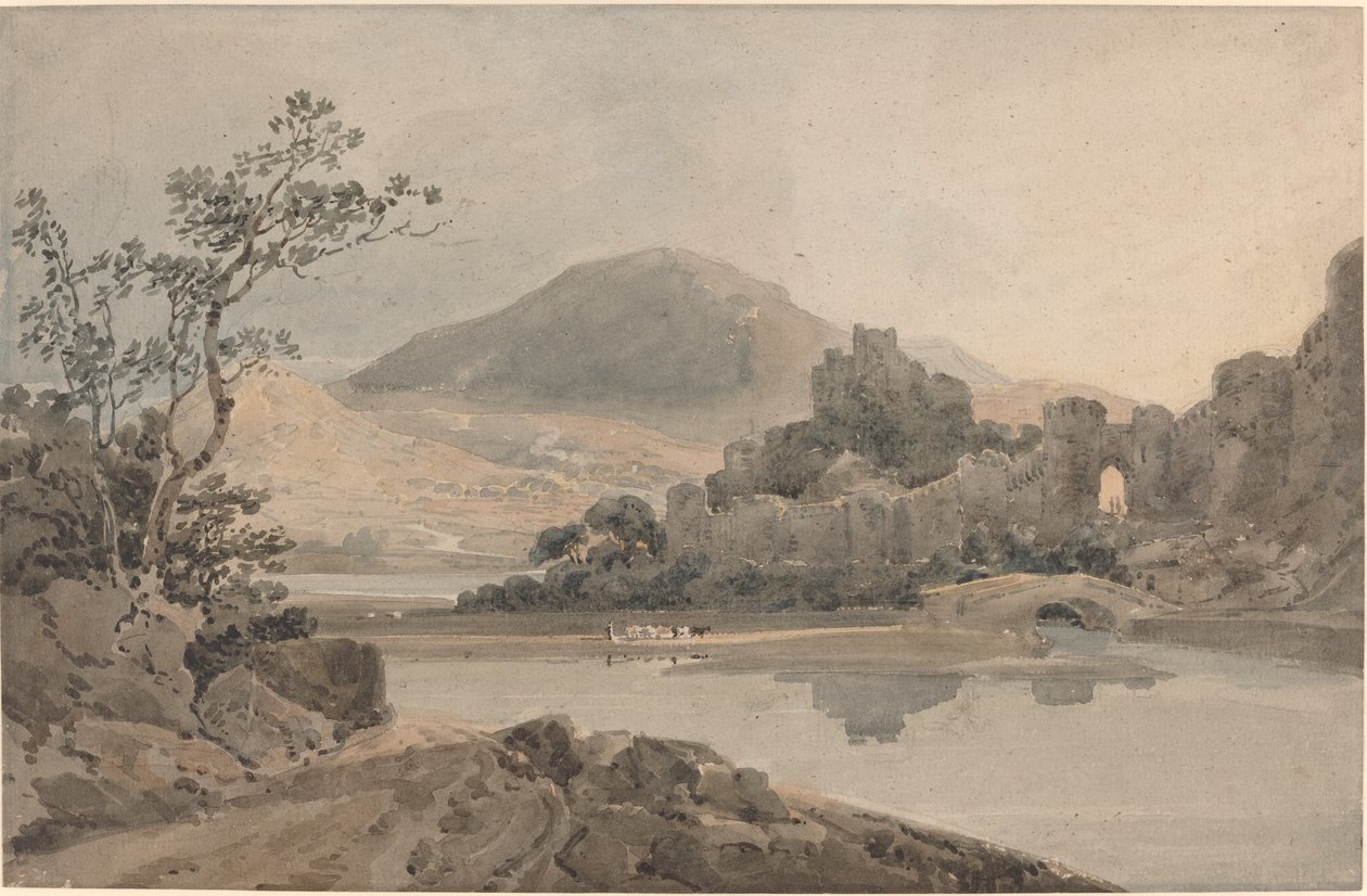 Château de Conwy, nord du Pays de Galles - Thomas Girtin