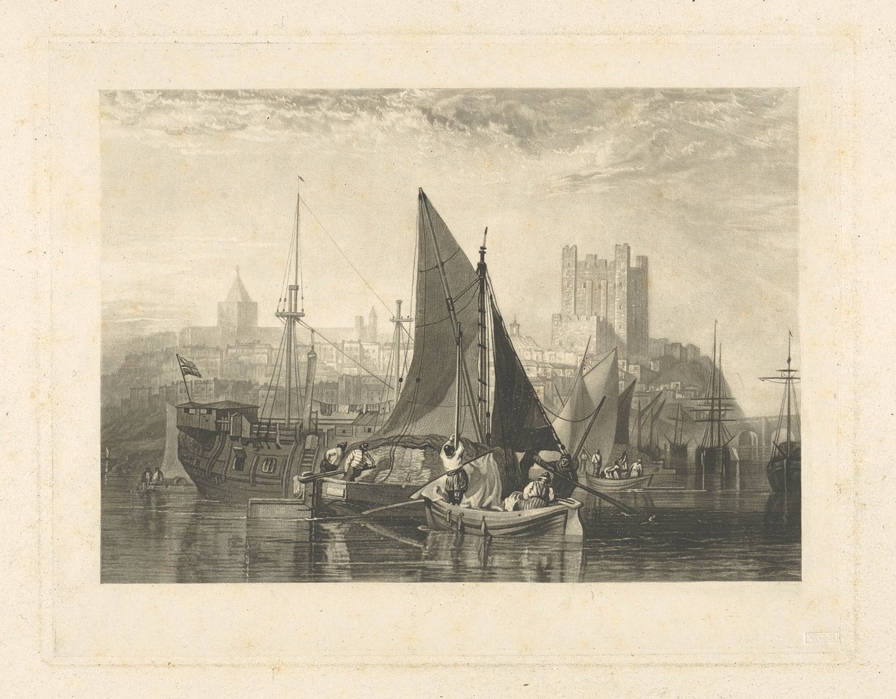 Rochester, sur la rivière Medway - Thomas Goff Lupton