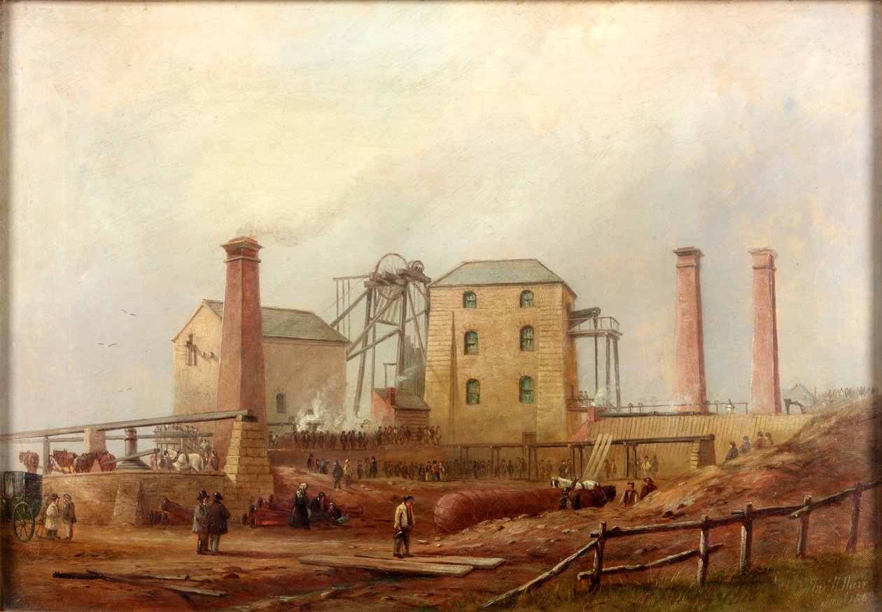 Hartley Colliery après le désastre, 1869 - Thomas H. Hair