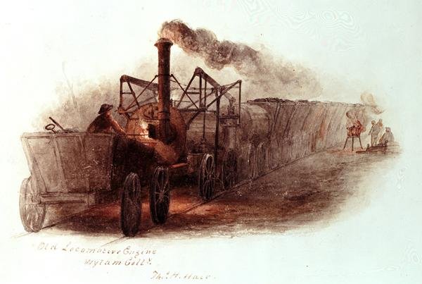 Ancienne locomotive, Wylam Colliery - Thomas H. Hair