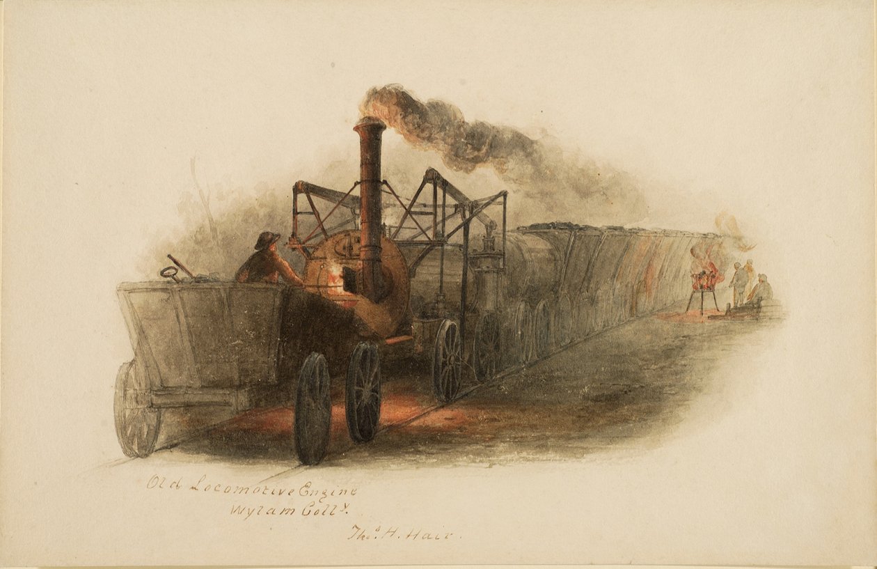 Ancienne locomotive, Wylam Colliery - Thomas H. Hair