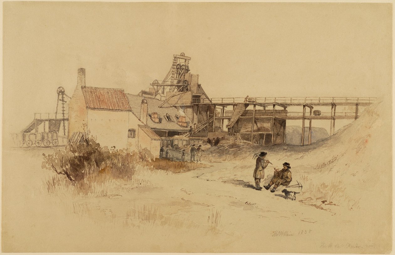 La fosse B, Fawden Colliery - Thomas H. Hair