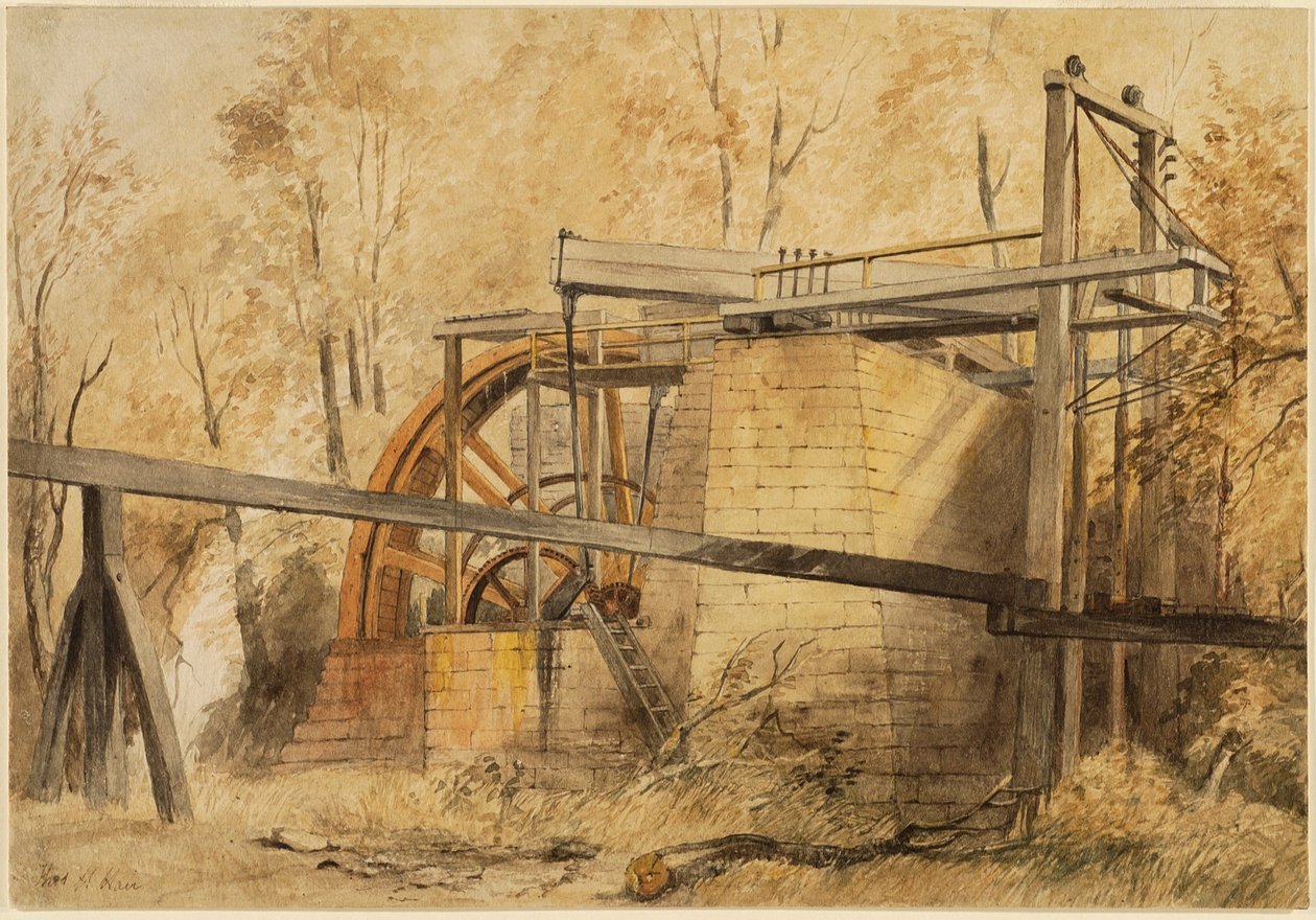 La Roue à Eau, Mine de Beamish - Thomas H. Hair