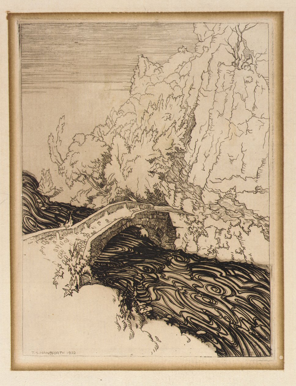 Pont romain à Avignon - Thomas Handforth