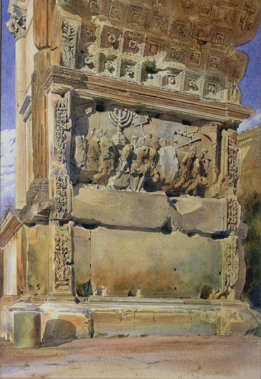 Arc de Titus, Rome, 1842 - Thomas Hartley Cromek