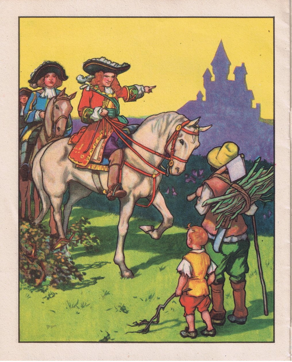 Un beau jeune prince est arrivé (litho) - Thomas Heath Robinson