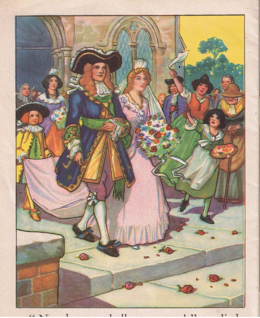 Le mariage (litho) - Thomas Heath Robinson