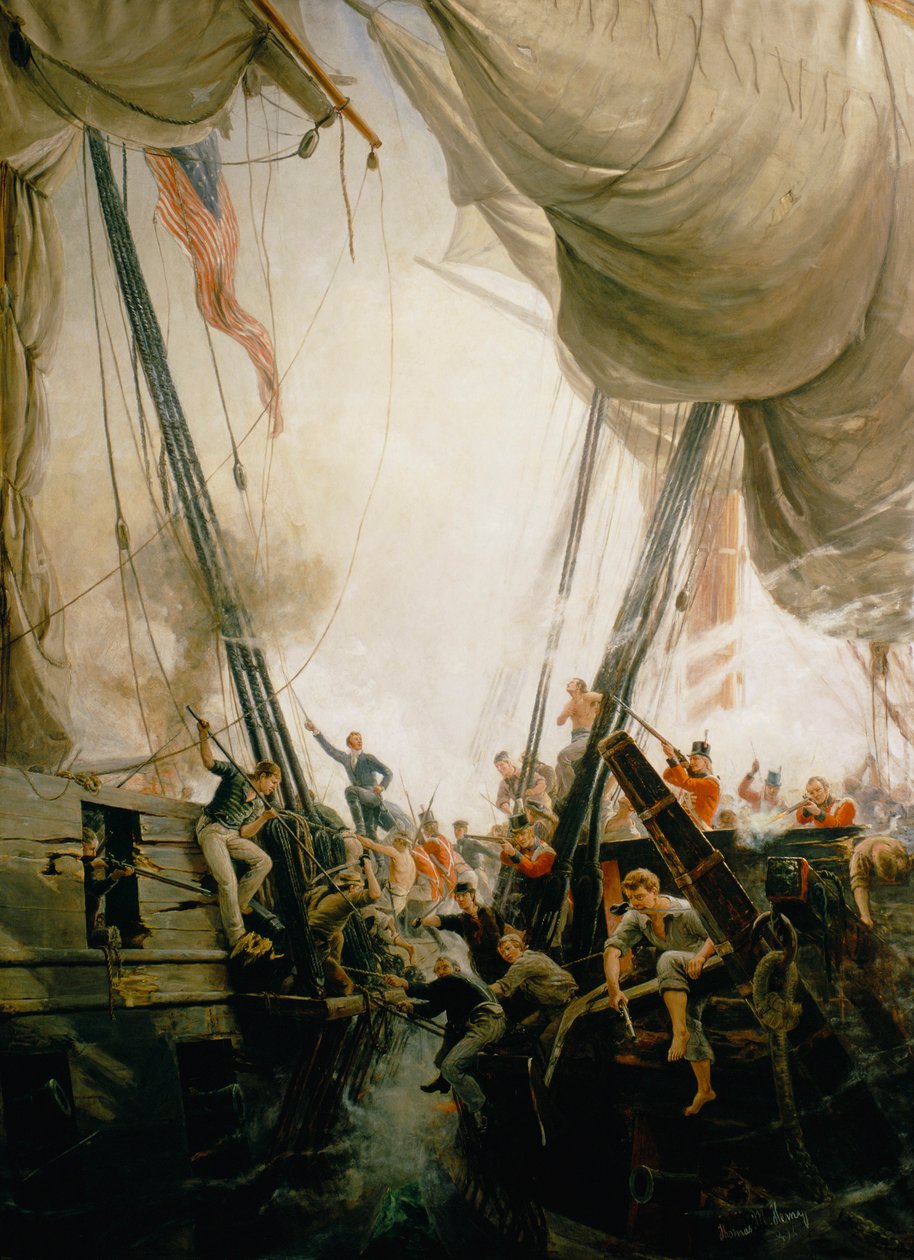 "Embarquement sur le Chesapeake" - Thomas Henry