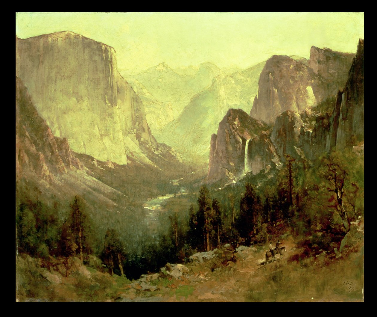 Chasse à Yosemite, 1890 - Thomas Hill