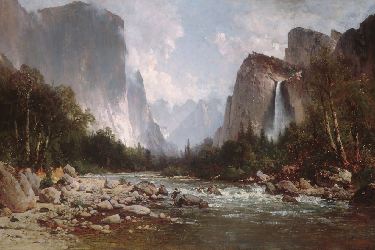 Vue de la vallée de Yosemite, 1885 - Thomas Hill