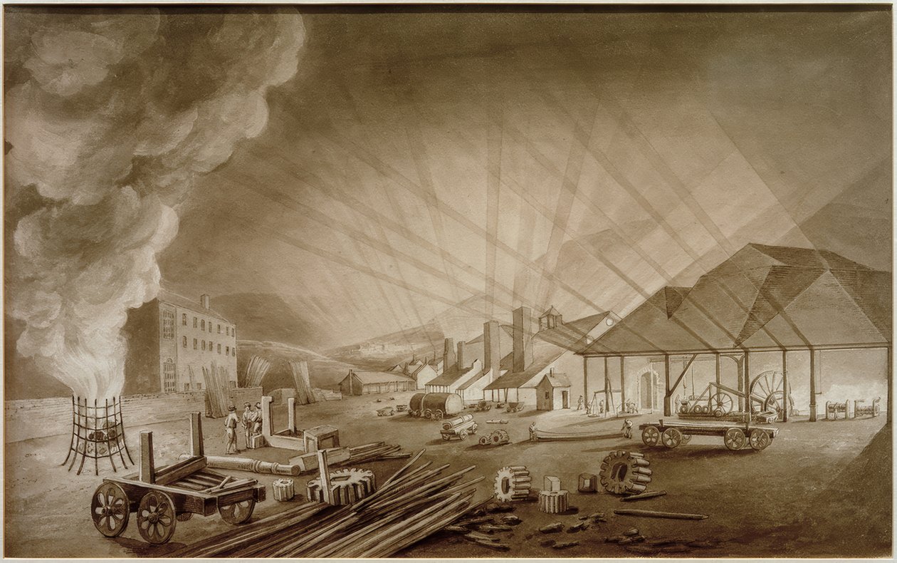 Laminoir à Merthyr Tydfil - Thomas Hornor