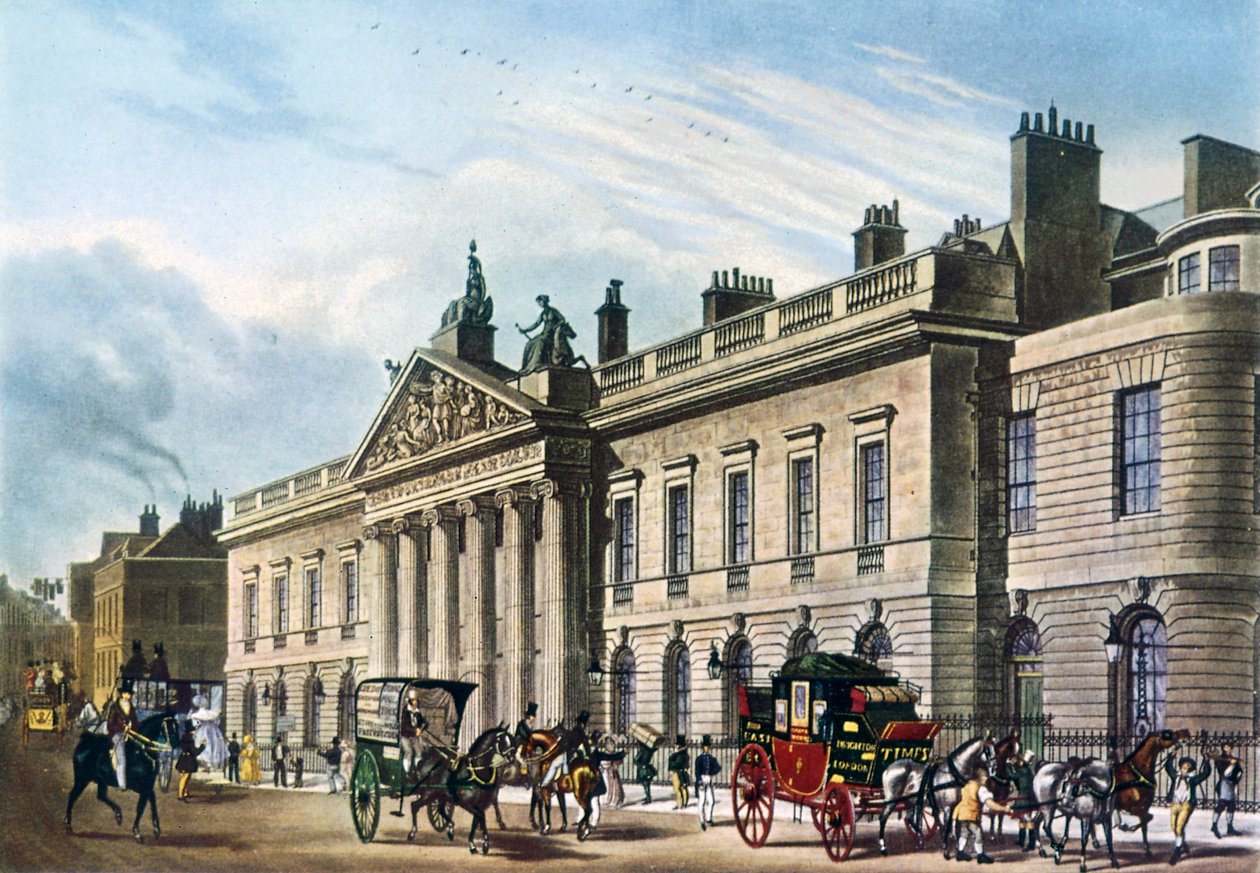 East India House, Londres, 1817 - Thomas Hosmer Shepherd