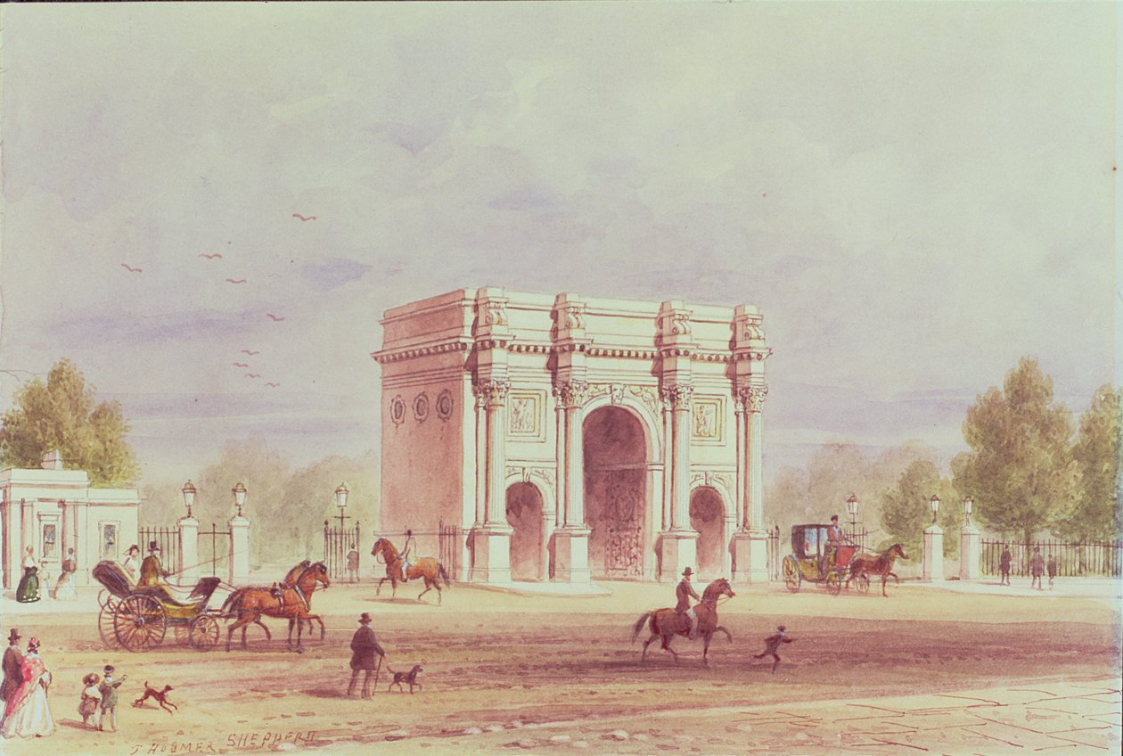Marble Arch, c.1851 - Thomas Hosmer Shepherd